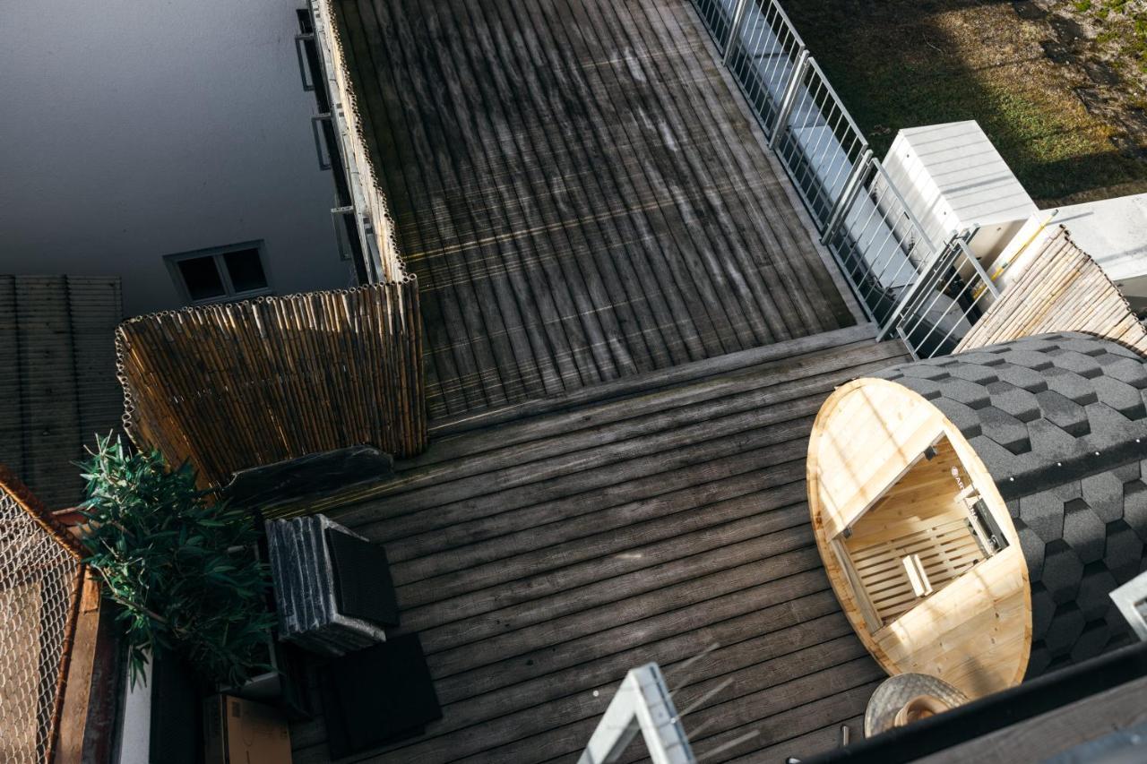 ラーベンスブルクHeimatel - Luxury Penthouse Loftアパートメント エクステリア 写真